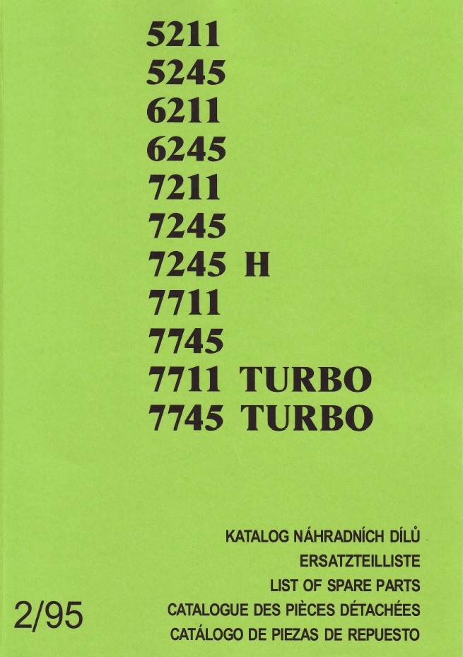 ZETOR 5211,5245,6211,6245,7211,7245  Katalog nahradnych dielov